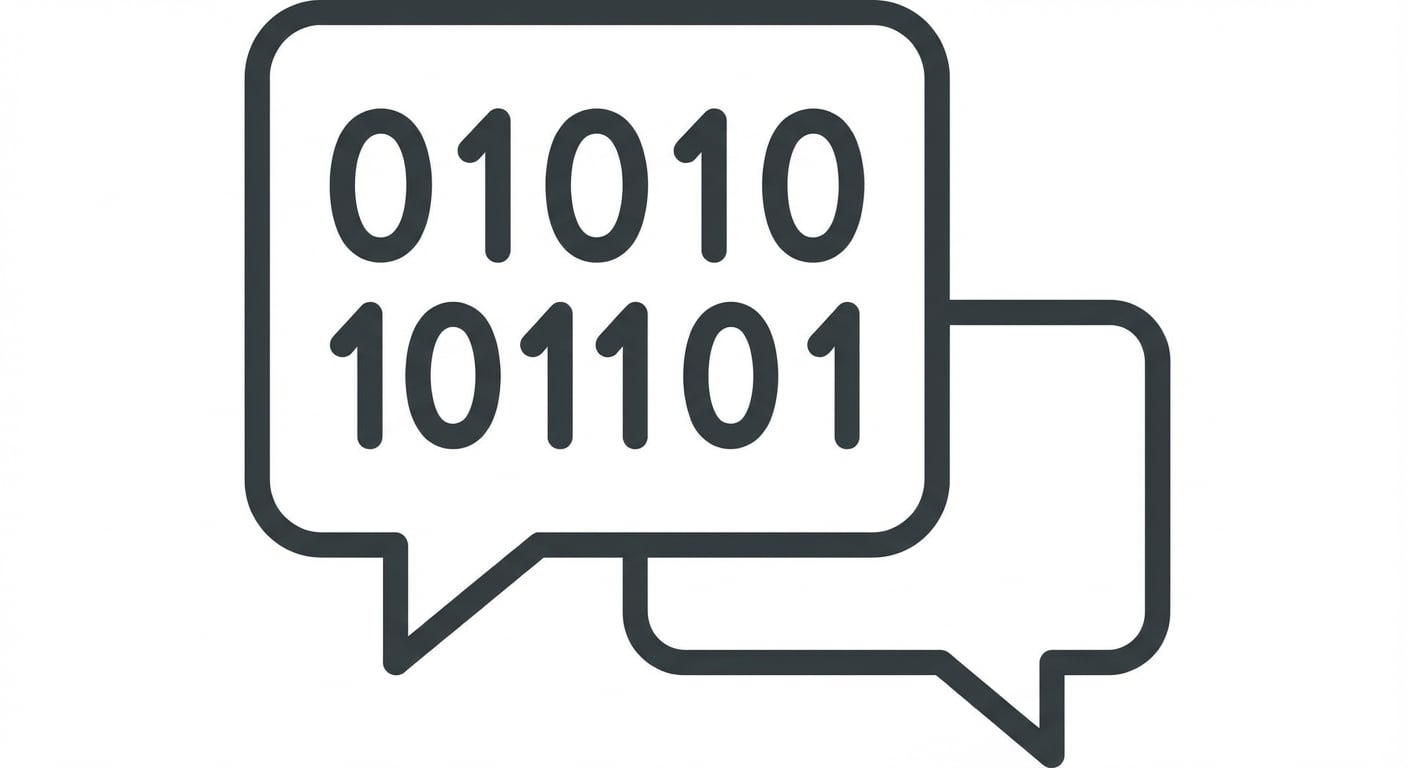 Image représentant la parole sous forme de chiffres