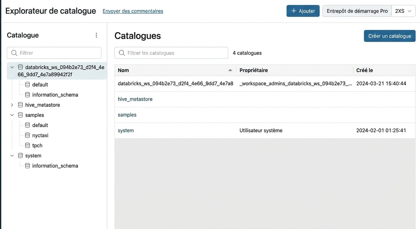 Catalog Explorer Screenshot