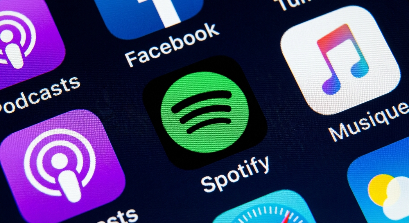 An image of the Spotify logo.