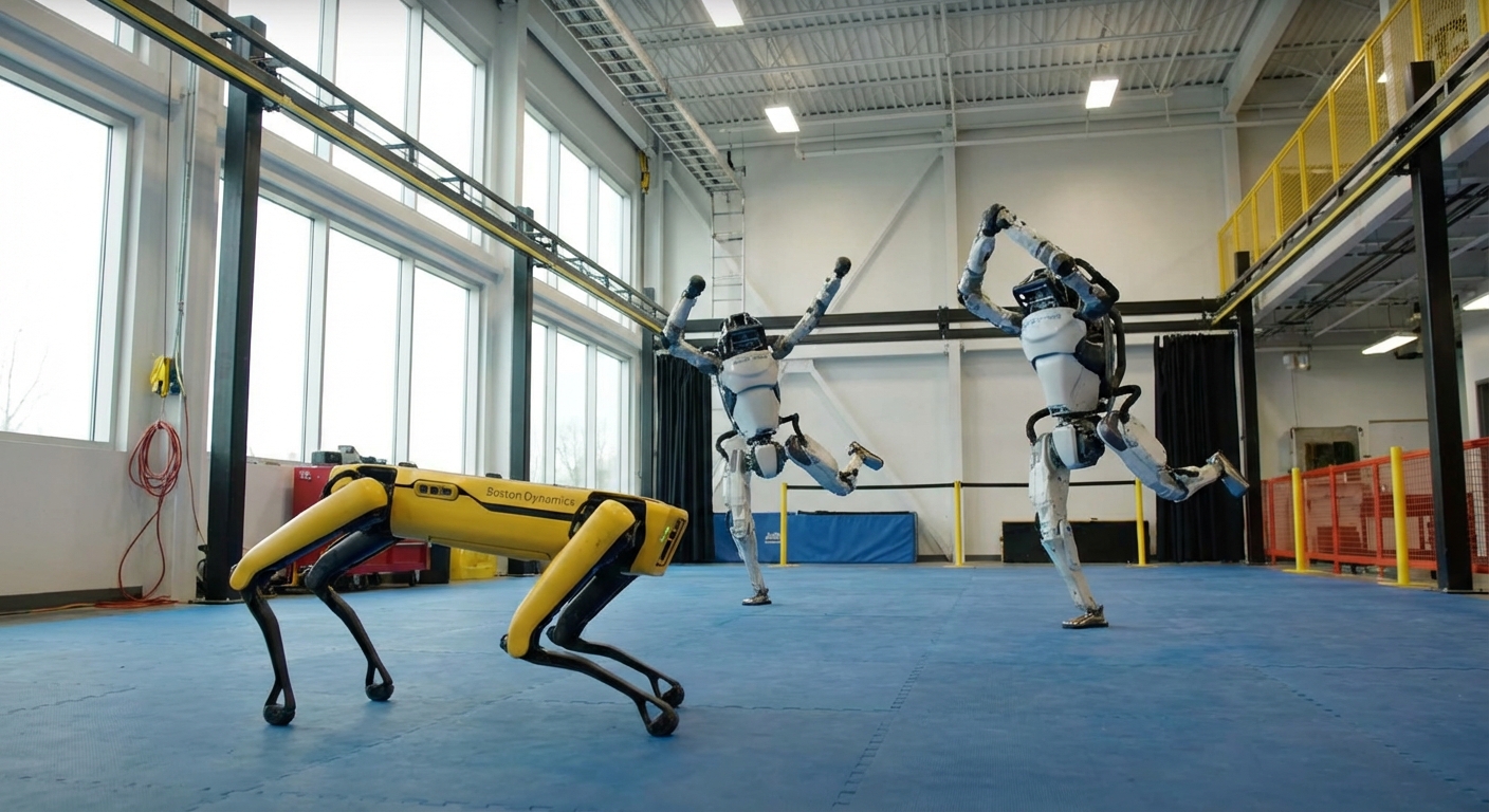 Des robots qui dansent