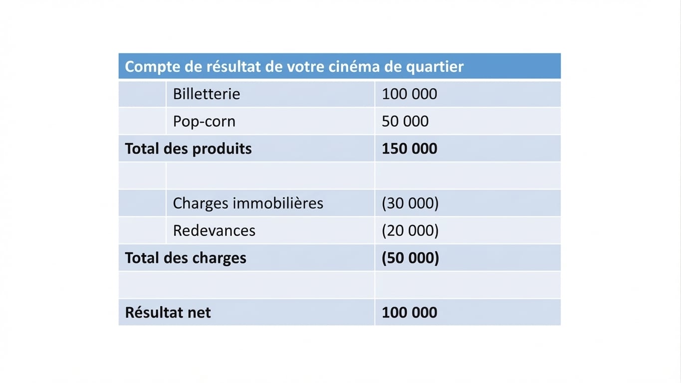 exemple de compte de résultat