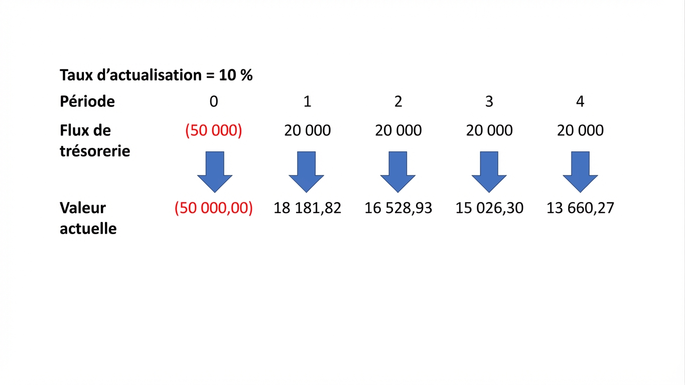 exemple de formule de VAN