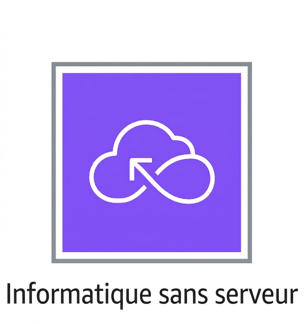 Icône montrant le calcul serverless.