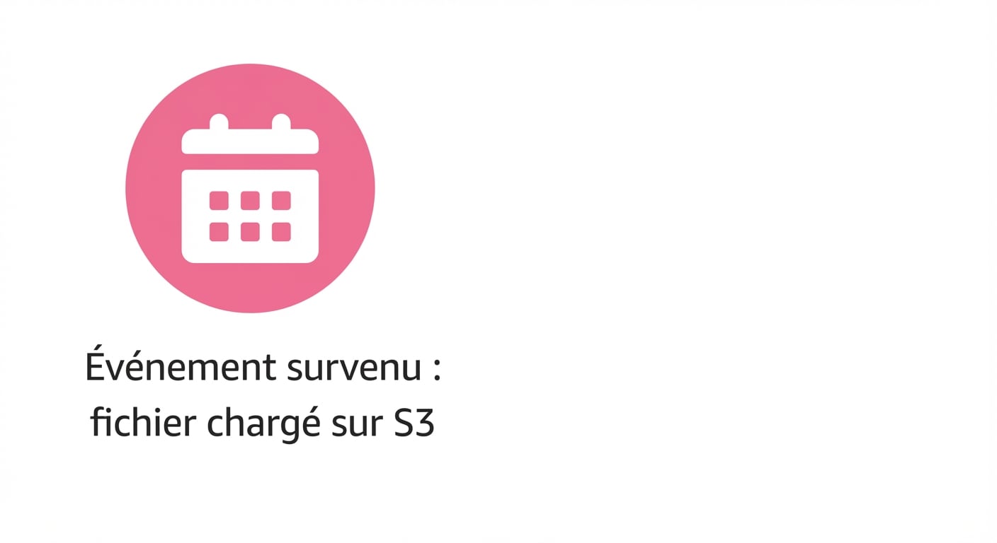 Icône montrant un fichier chargé dans S3.