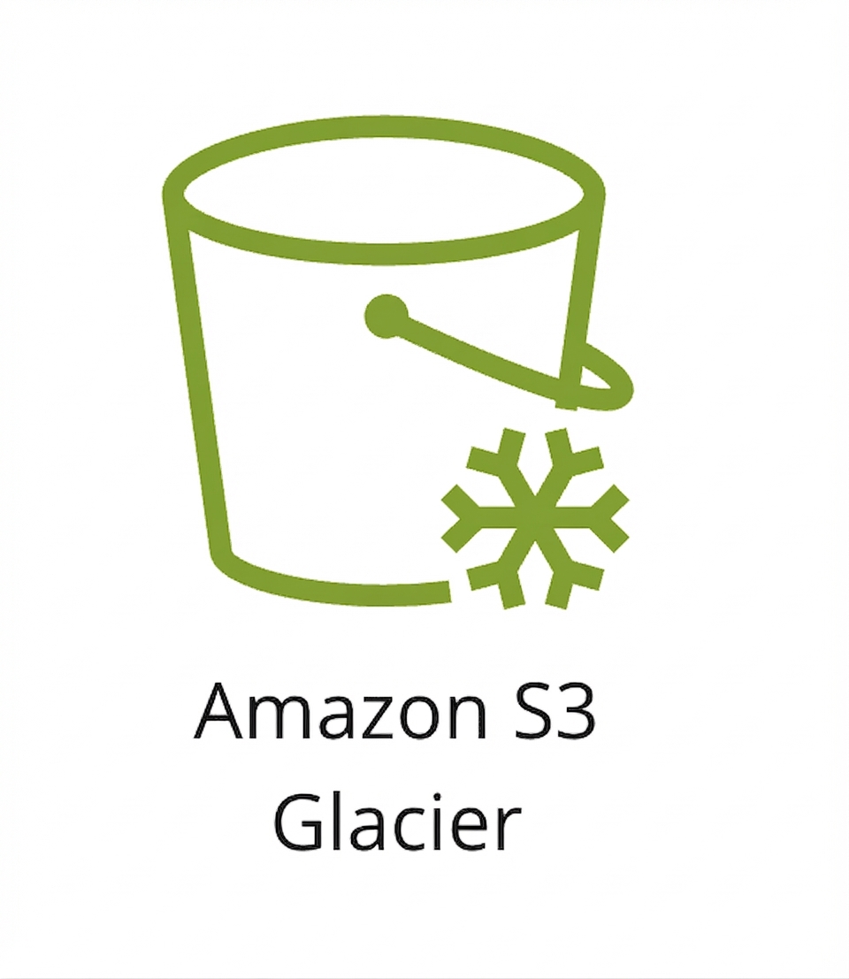 Une icône montrant la classe S3 Glacier.