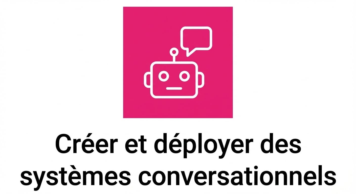 Une icône représentant des chatbots dans AWS.