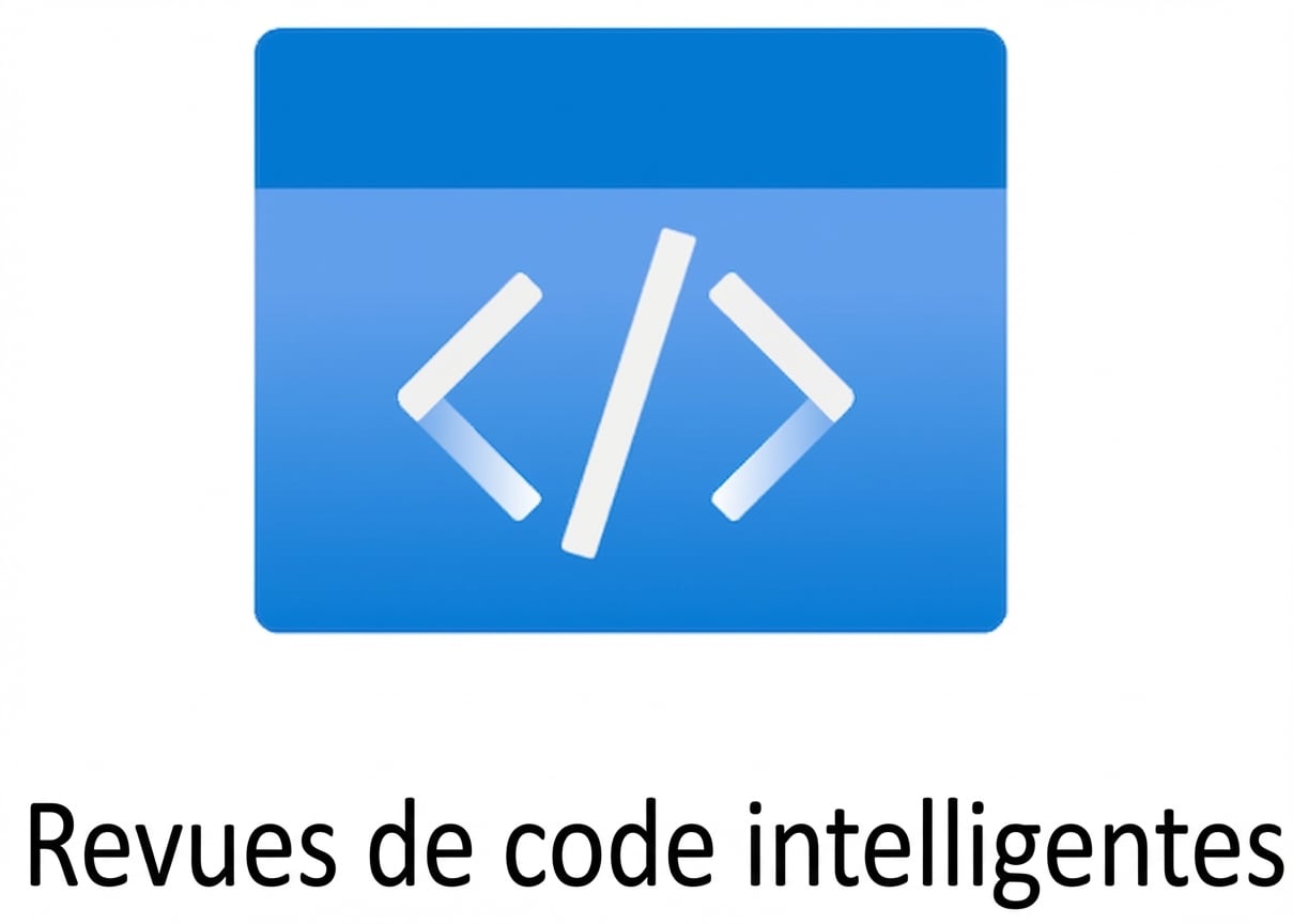 Une icône montrant des revues de code intelligentes.