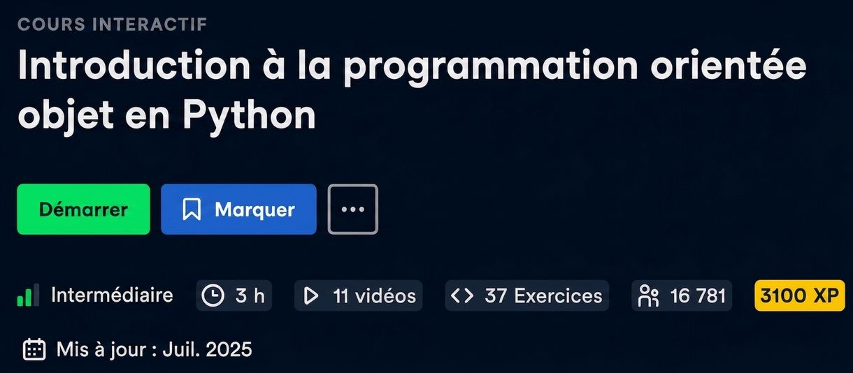 Introduction à la programmation orientée objet