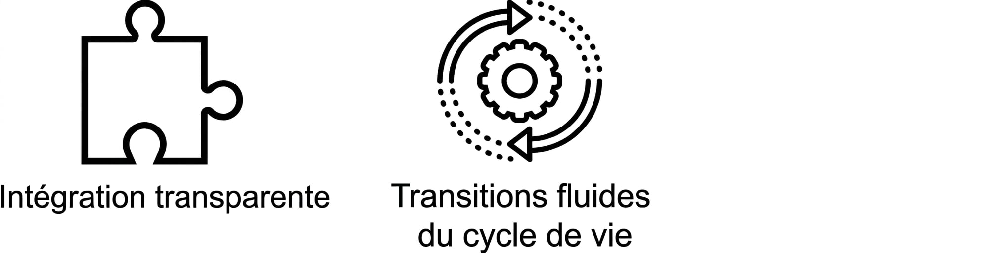 Transitions fluides du cycle de vie