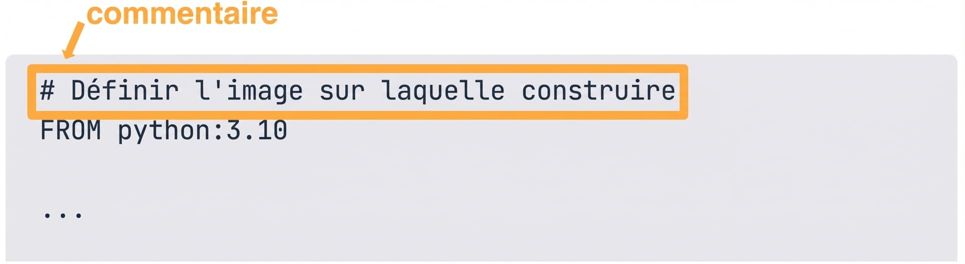 Dockerfile - Commentaire