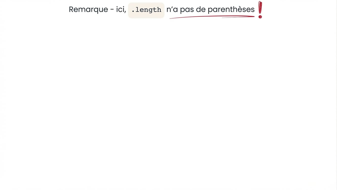 .length n'utilise pas de crochets pour les tableaux