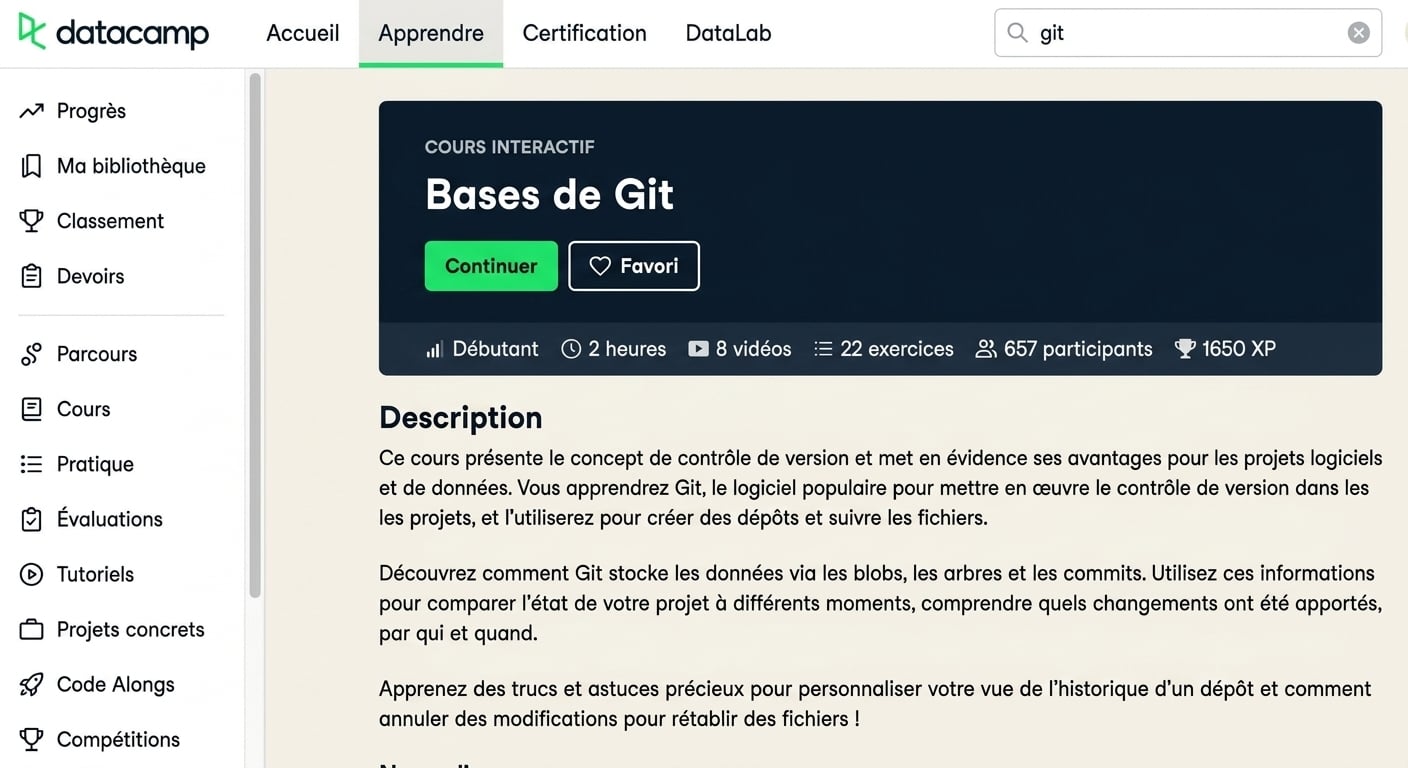 Fondements de Git