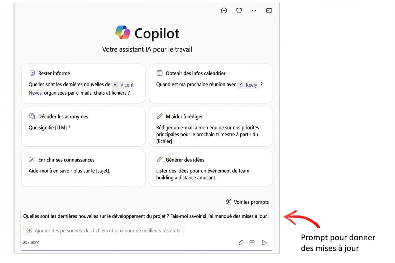 discussion de prompts