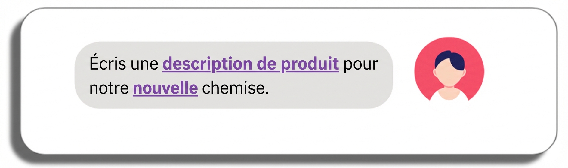 Rédige une description de produit pour notre nouveau short en mettant en évidence les mots « description de produit » et « nouveau ».