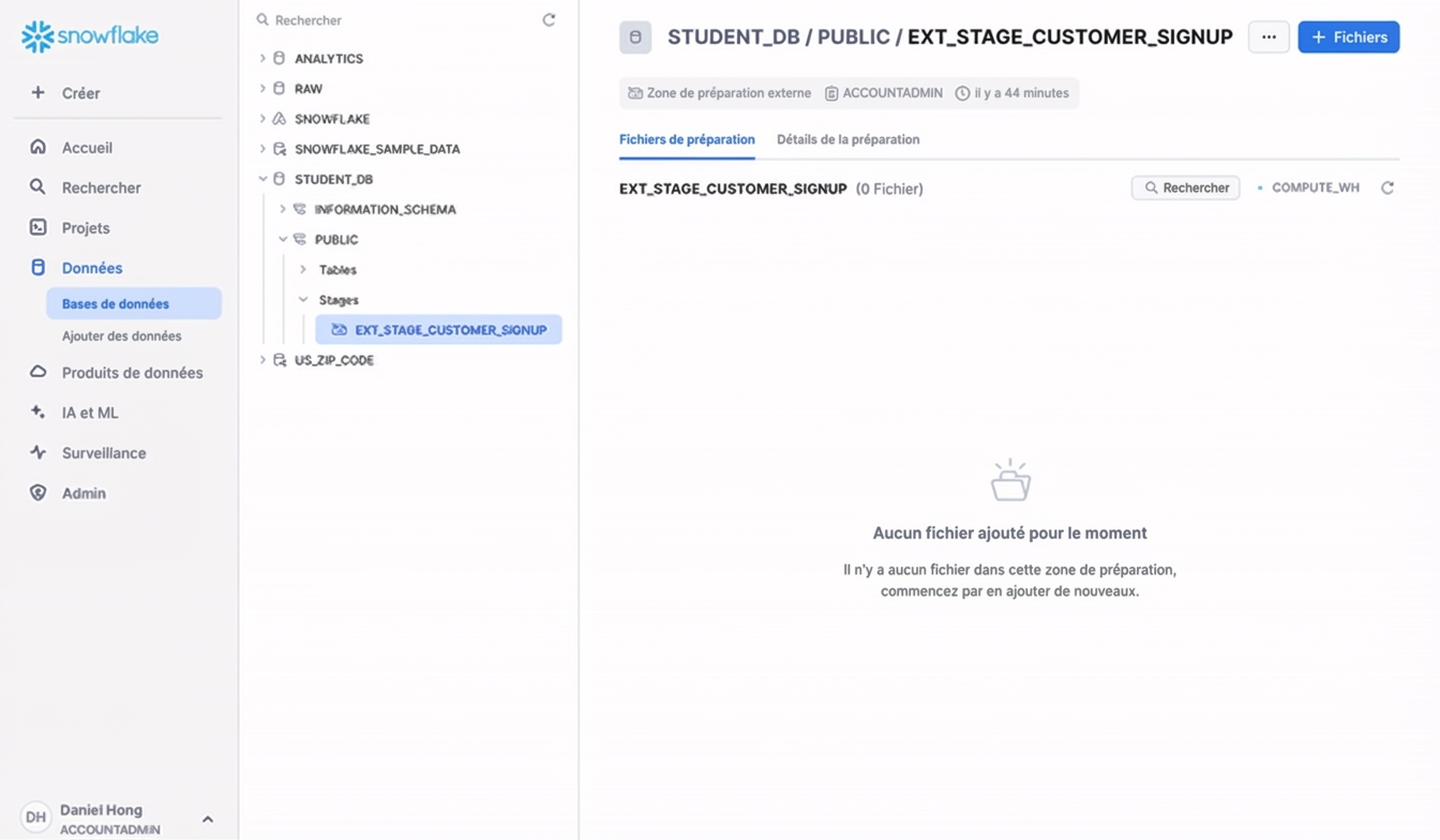 GIF of how to refresh a stage