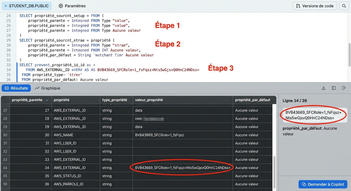 Image of sql script queries