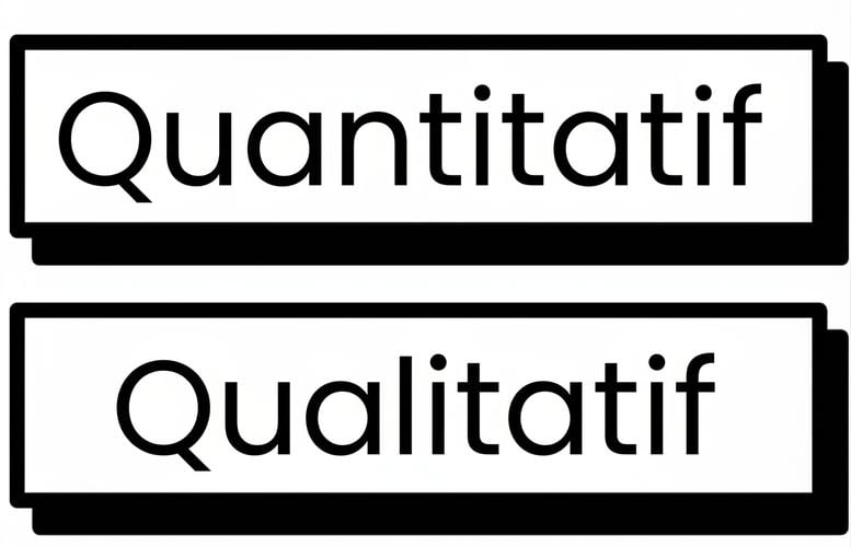 Données quantitatives ou qualitatives
