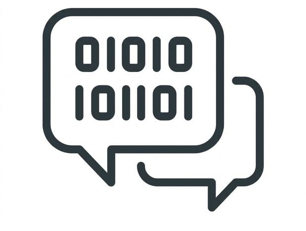 Image représentant la parole sous forme de chiffres