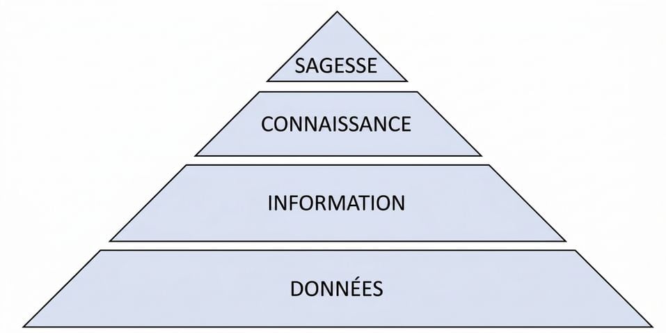 diagramme de la pyramide DIKW