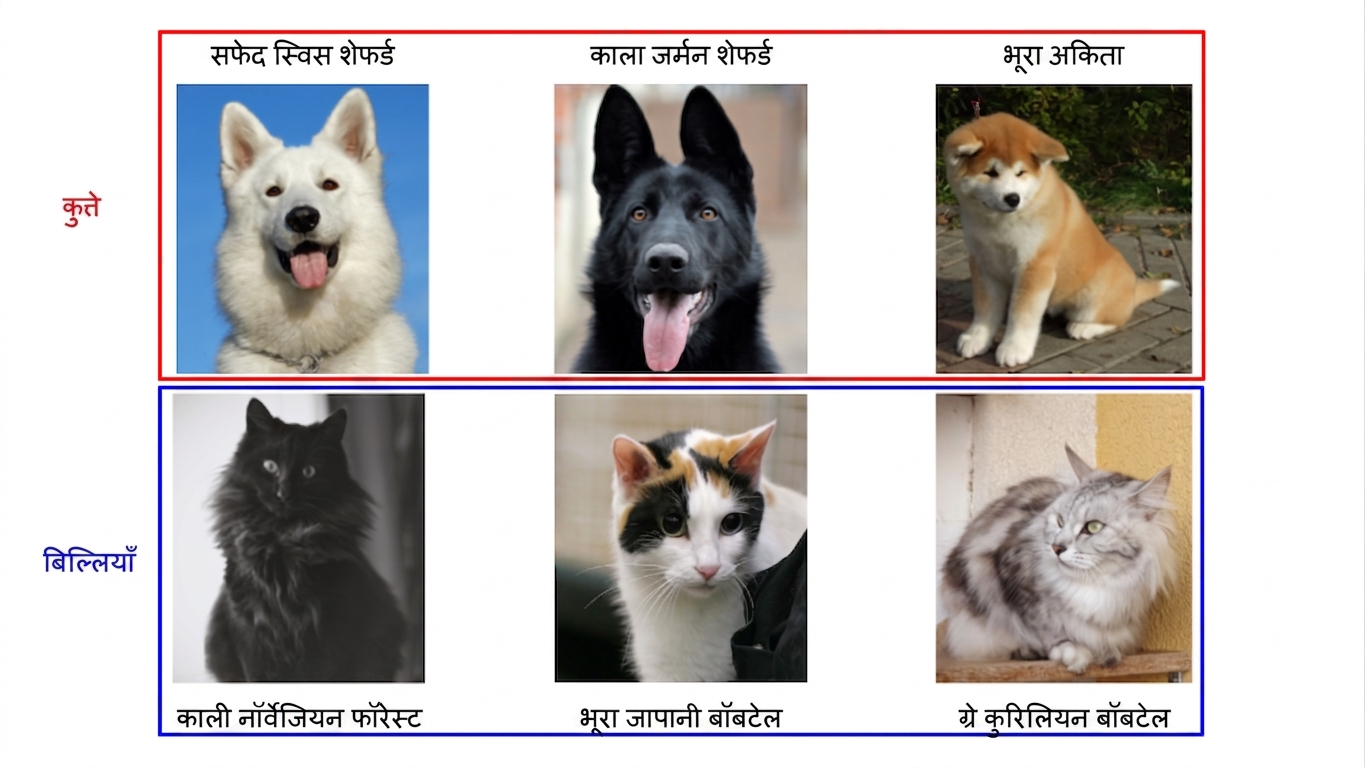 dogs and cats by species
