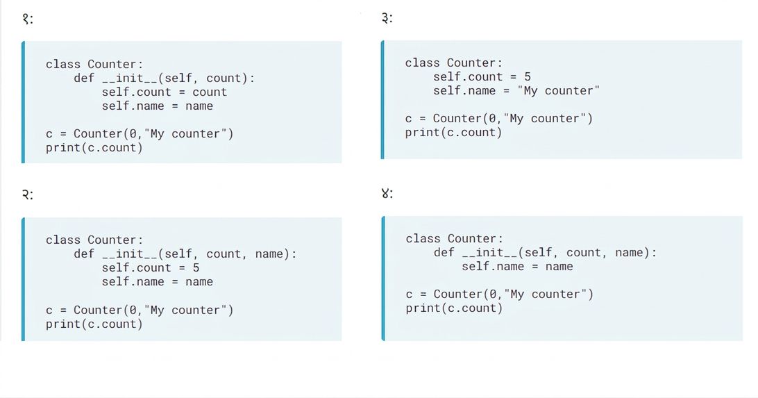 4 code blocks