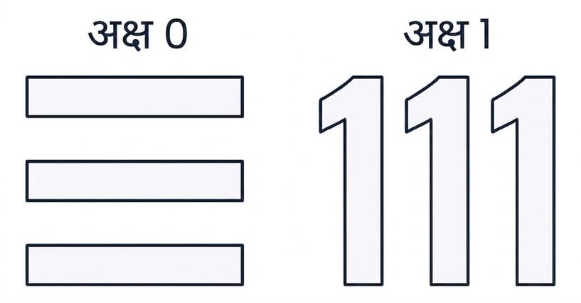 ग्राफिक: संख्या 1 कॉलम जैसी दिखती है