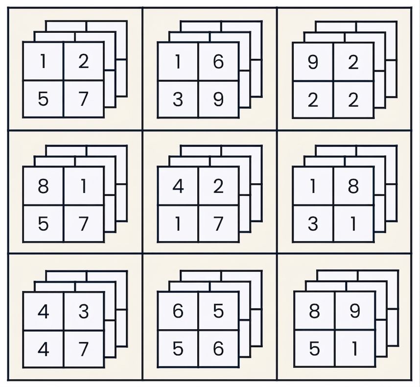 4D array का ग्राफिक
