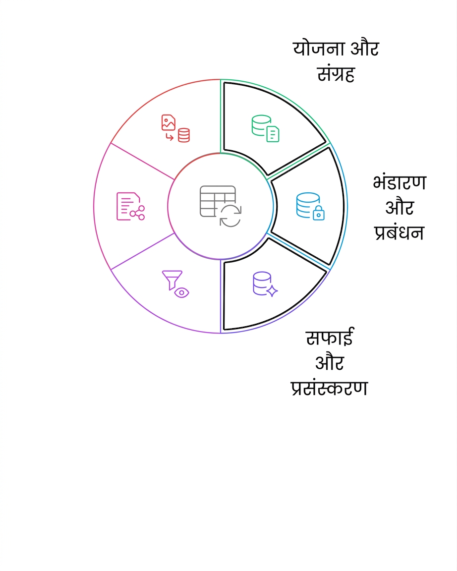 डेटा लाइफ साइकिल साफ़ और प्रोसेस