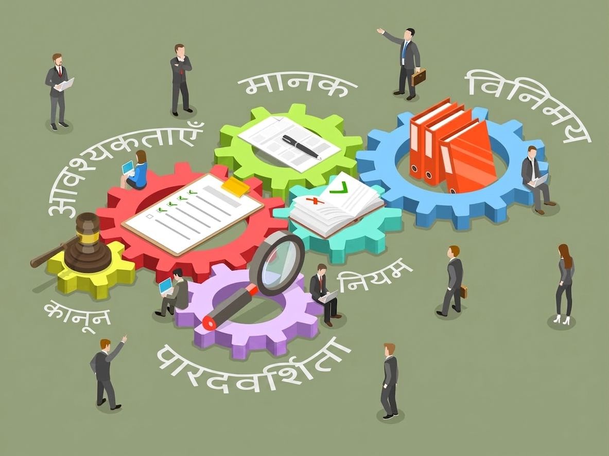 विनियामक अनुपालन का चित्रण
