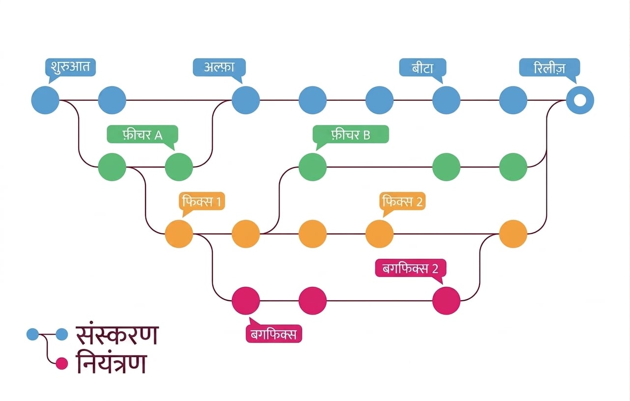 वर्ज़न कंट्रोल वर्कफ़्लो