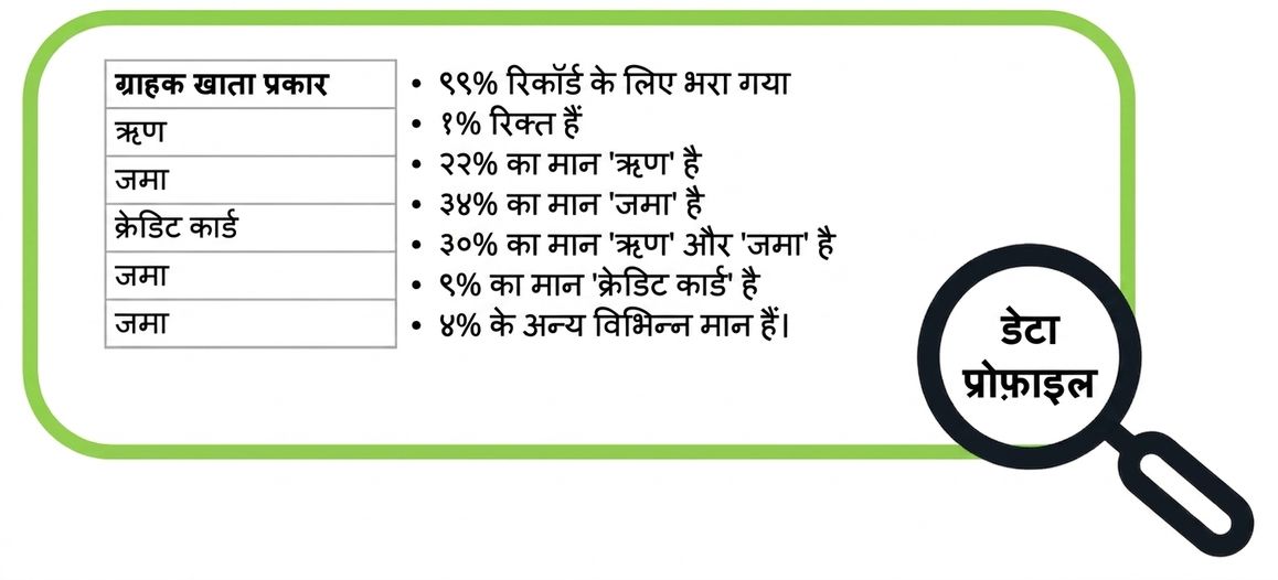 डेटा प्रोफाइल उदाहरण