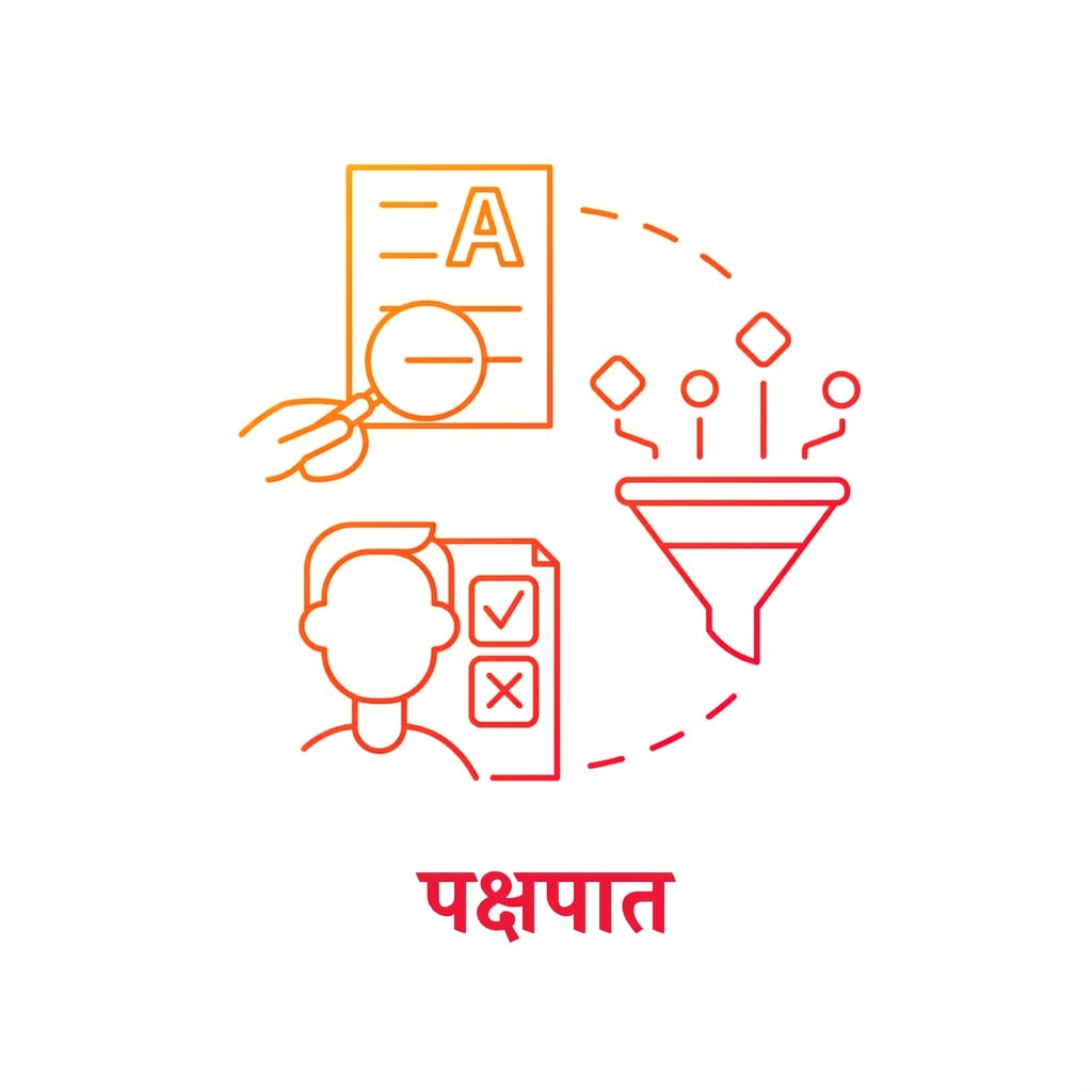 एक आइकन जो दिखाता है कि मॉडल देखे गए डेटा से बायस कैसे सीख सकता है.