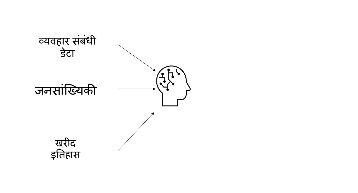 Behavioral Data, Demographics, और Purchase History डेटा का AI में उपयोग.