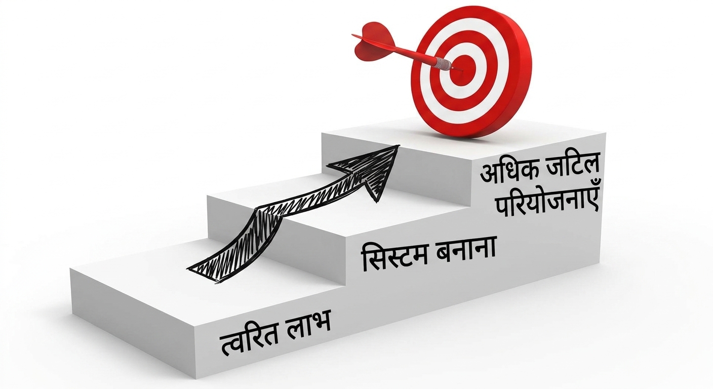 जटिल प्रोजेक्ट्स से पहले क्विक विंस