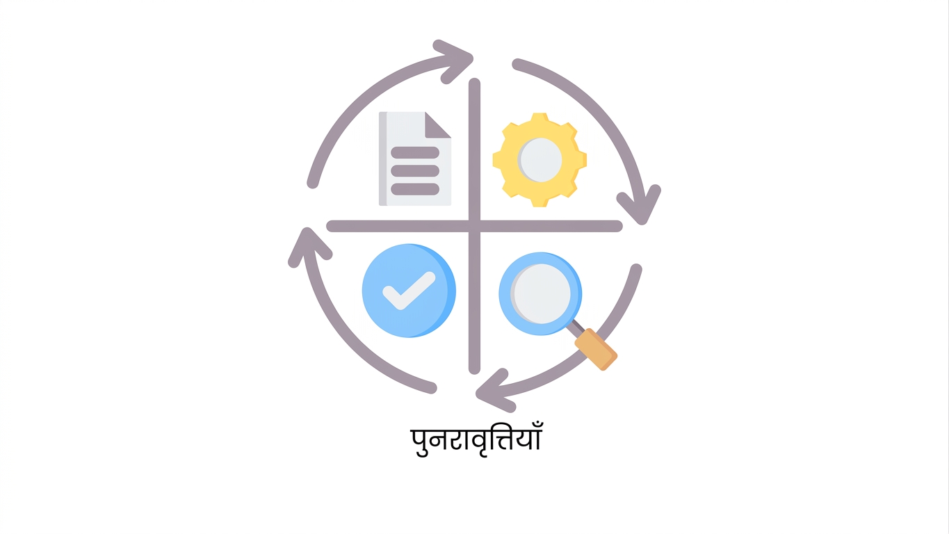 समायोजन और इटरेशन