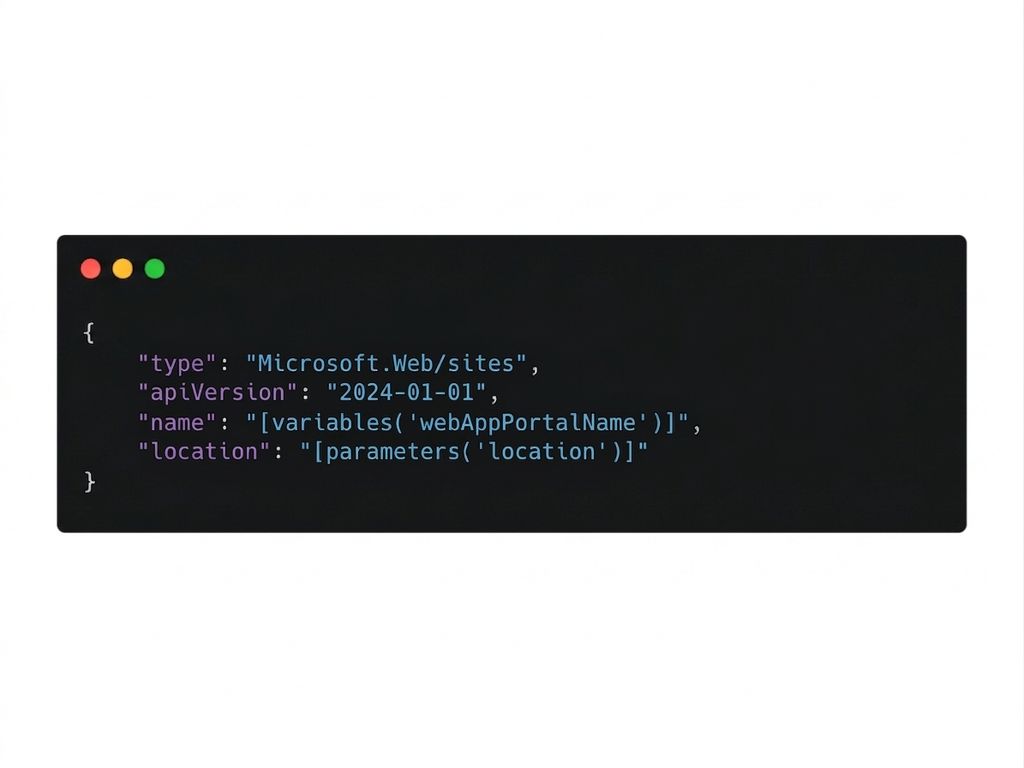 चार प्रॉपर्टीज़ वाले उदाहरण JSON फॉर्मेट