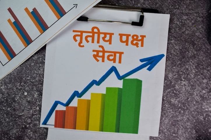 चार्ट क्लिपबोर्ड पर "Third Party Service" लिखे शब्द