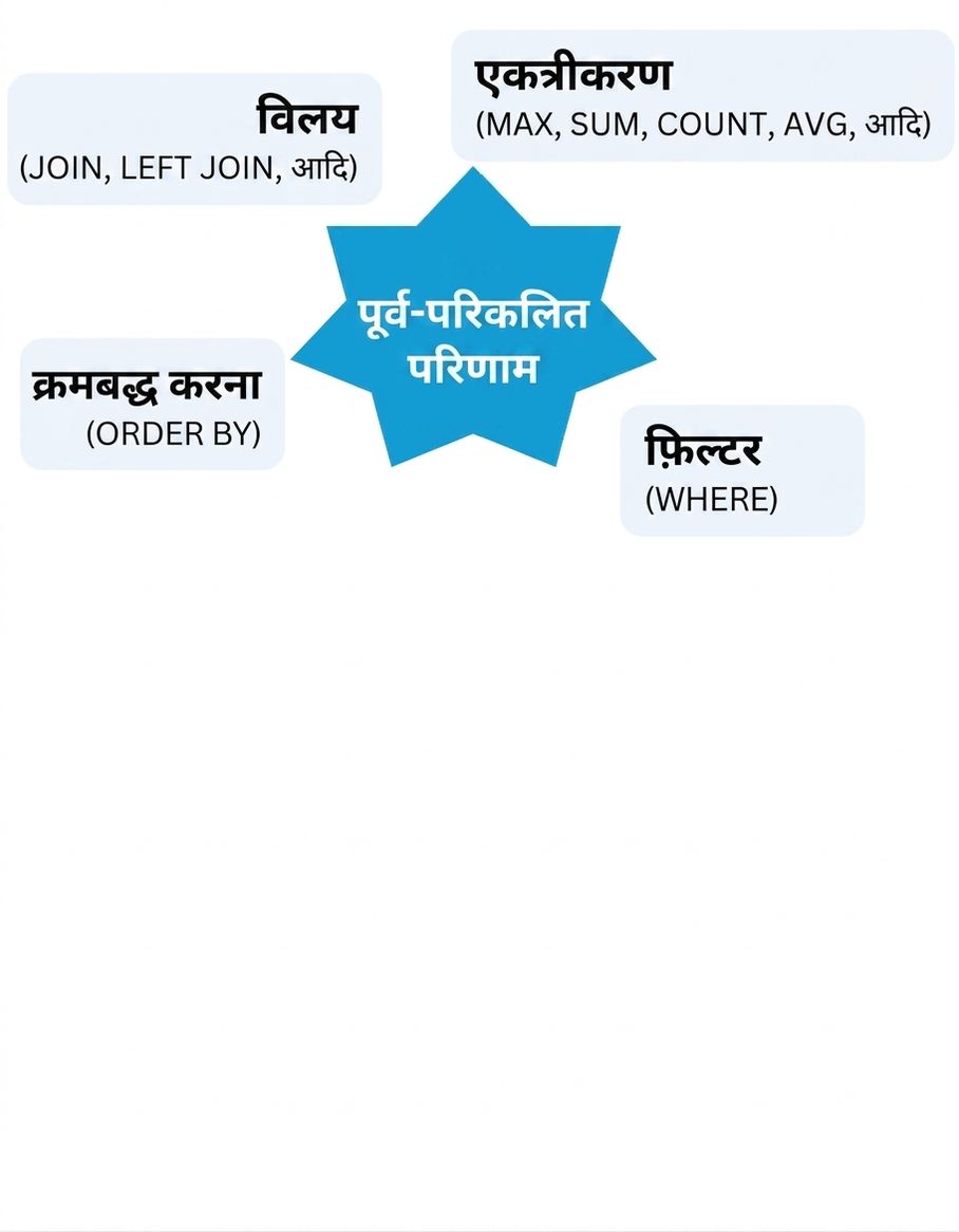 प्री-कैल्कुलेटेड व्यू