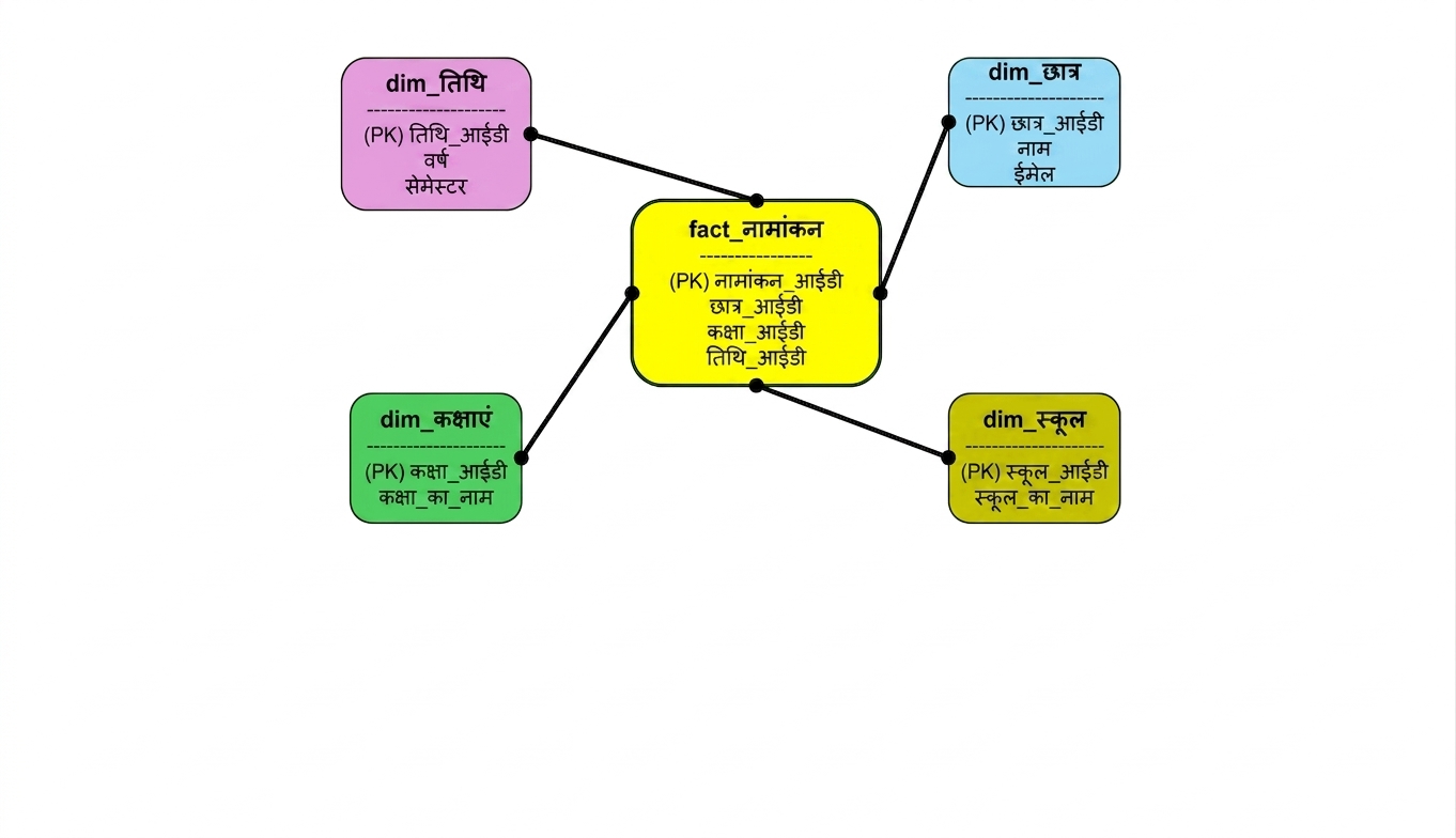 कॉलेज डाइमेंशनल डेटा मॉडल