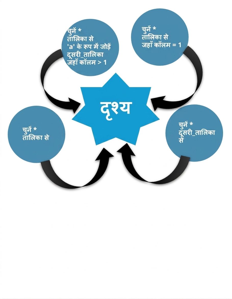 व्यू का दृश्यांकन