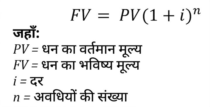 future value का सूत्र