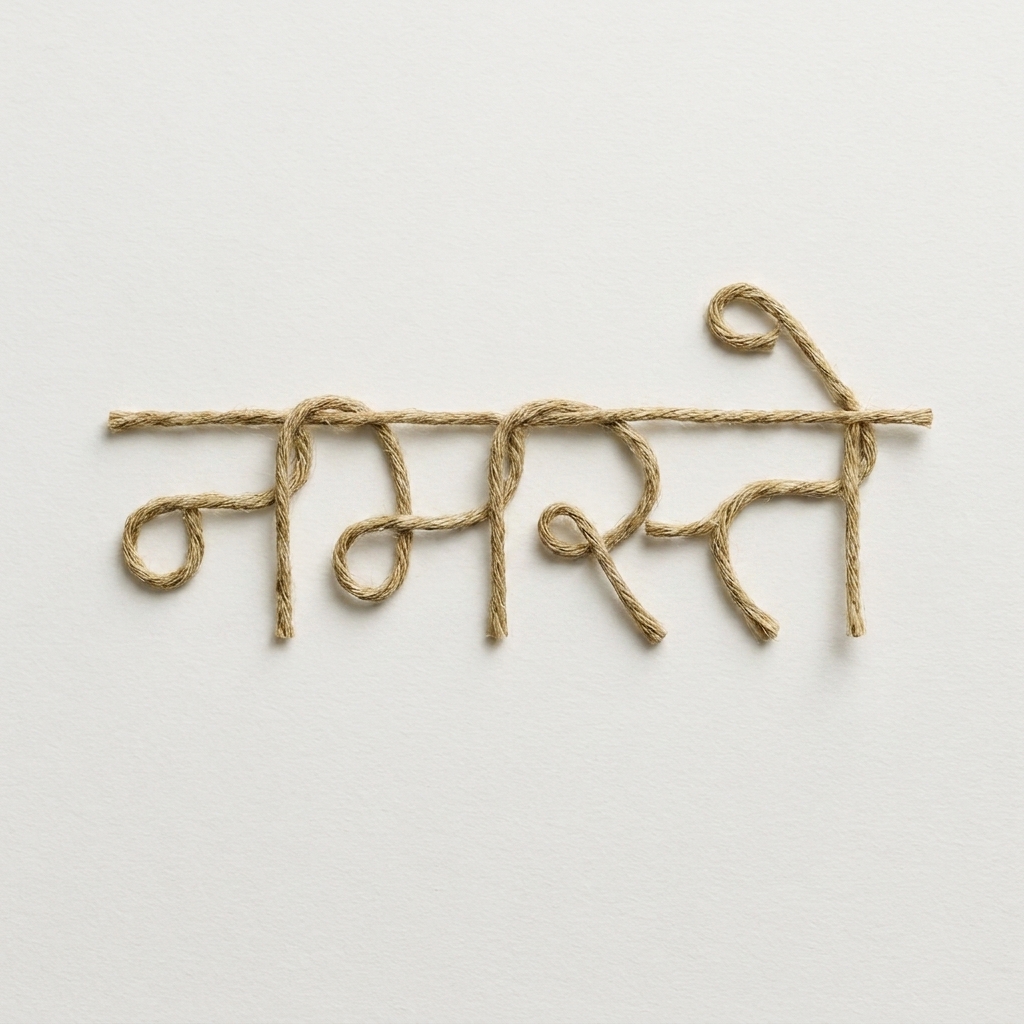स्ट्रिंग से लिखा Hello