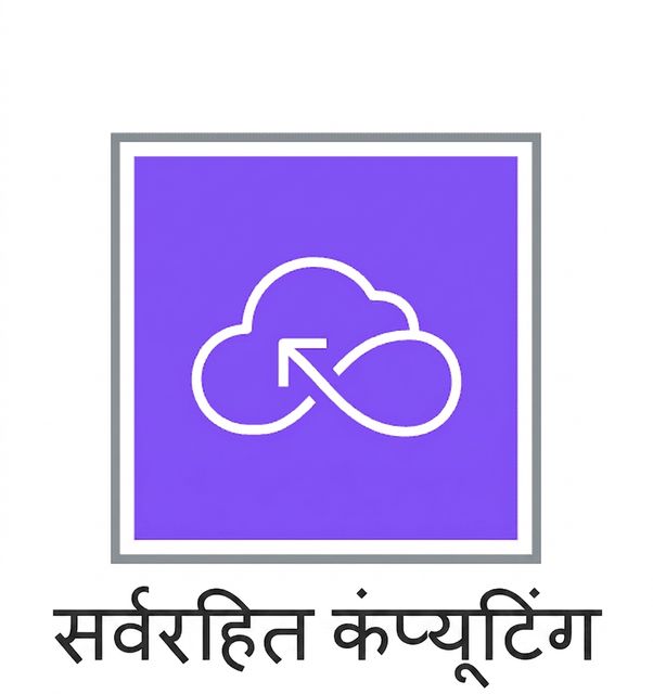 सर्वरलेस कंप्यूट दर्शाता एक आइकन.