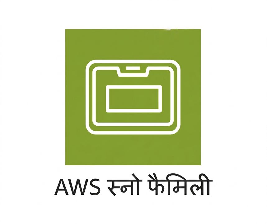 AWS Snow Family दिखाता आइकन.