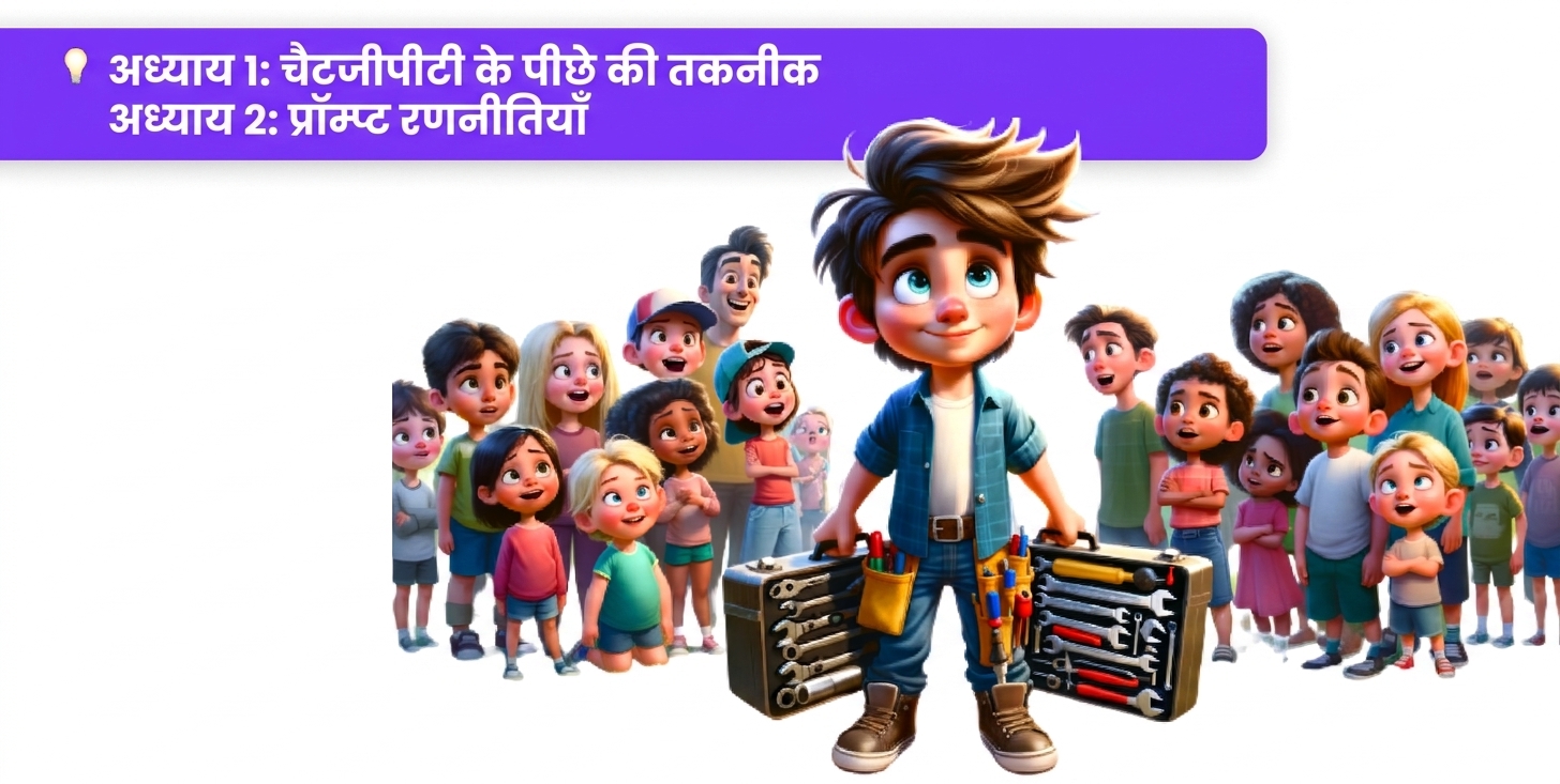 उपकरण पकड़े व्यक्ति, आसपास प्रशंसकों की भीड़ - चित्रण