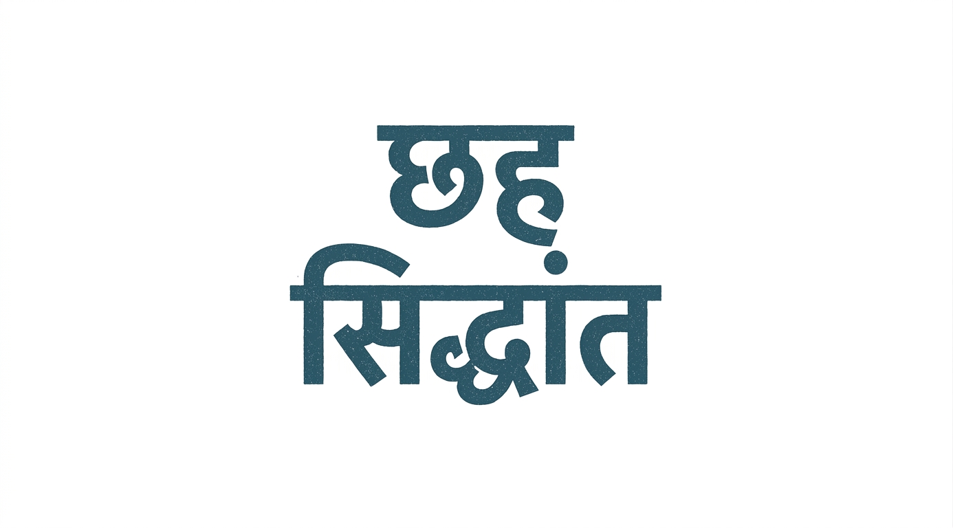 एक टेक्स्ट: six principles