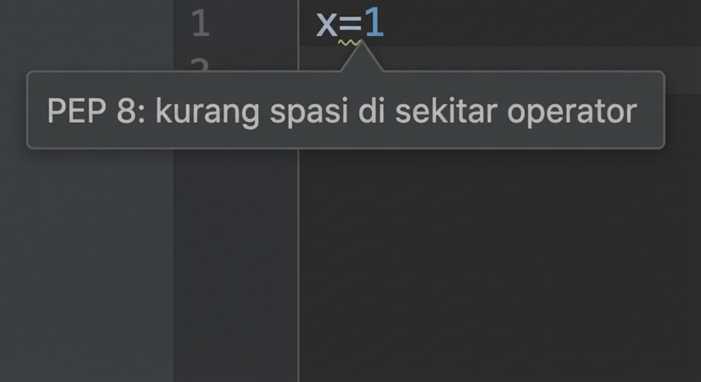PEP 8 dengan PyCharm