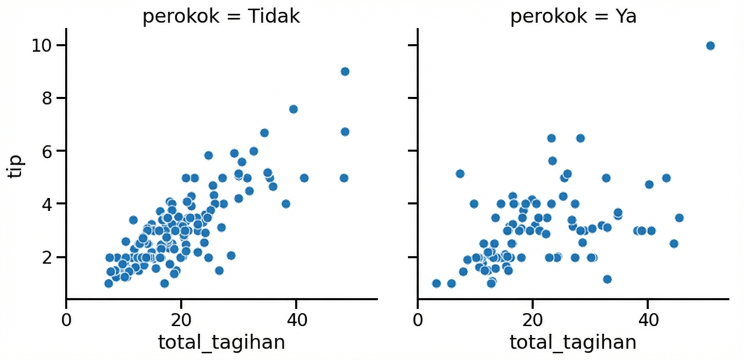 Plot sebar dengan subplot