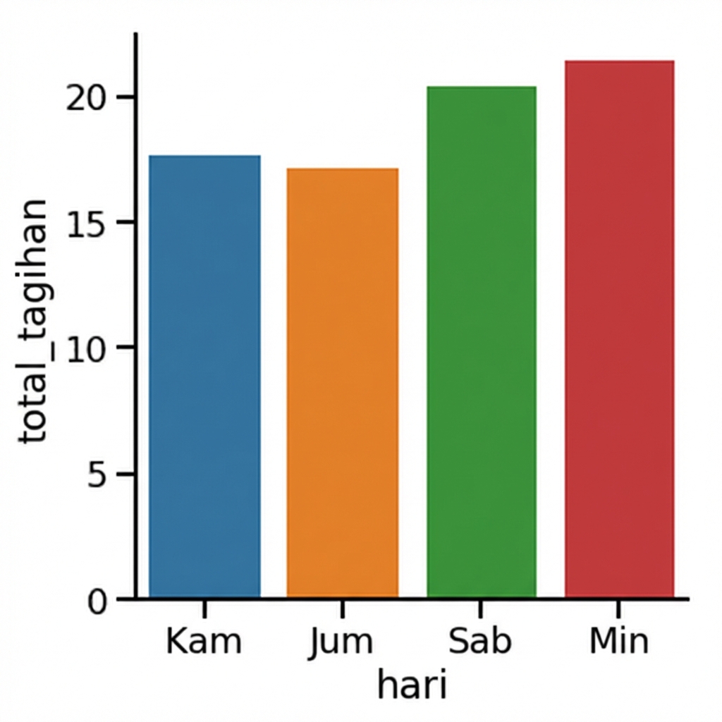 Bar plot tanpa interval kepercayaan