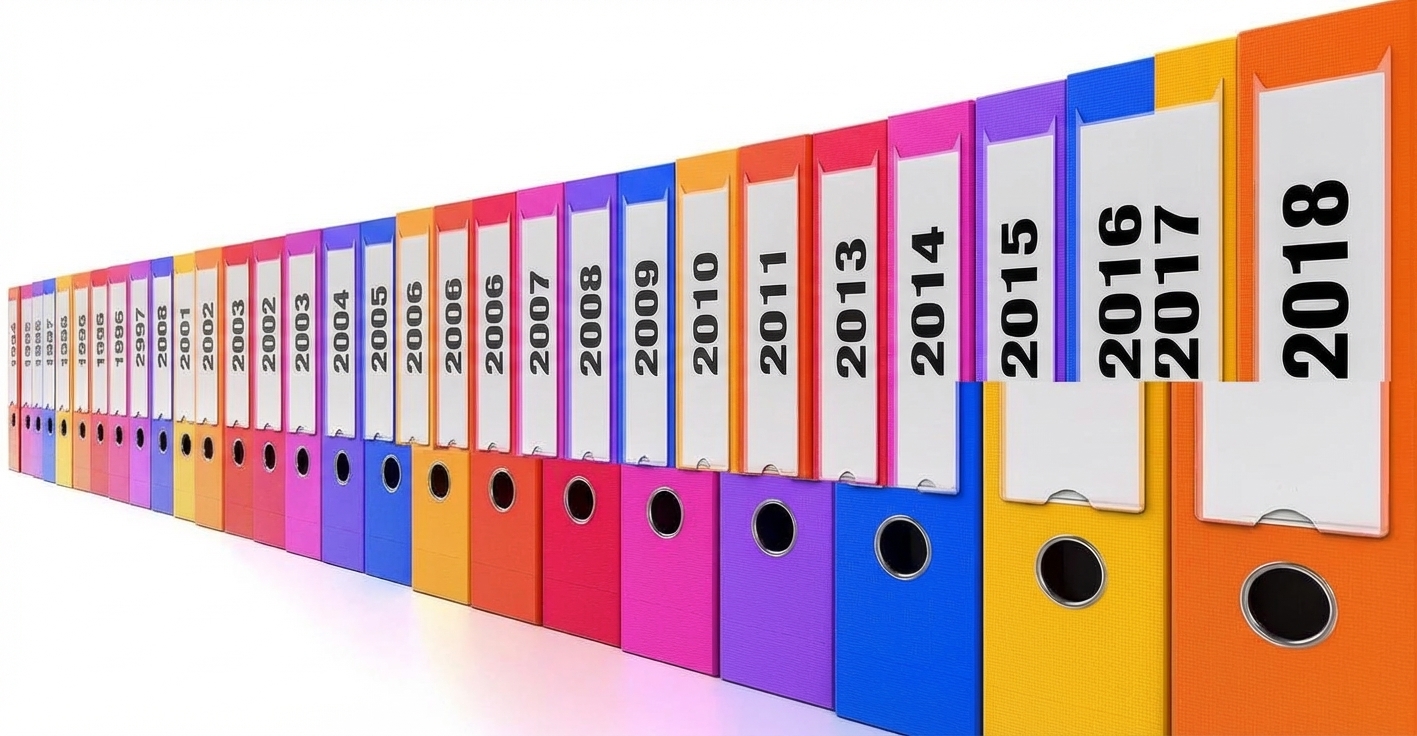 Gambar arsip file menurut tanggal